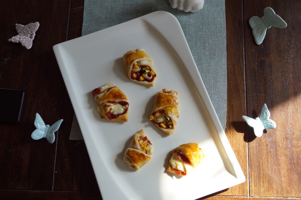 Blätterteig-Restetäschchen